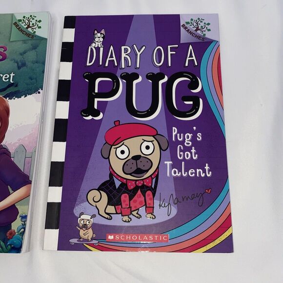 Pixie Tricks Diary Of A Pug Scholastic Grade 2 Book Lot - Picture 3 of 5